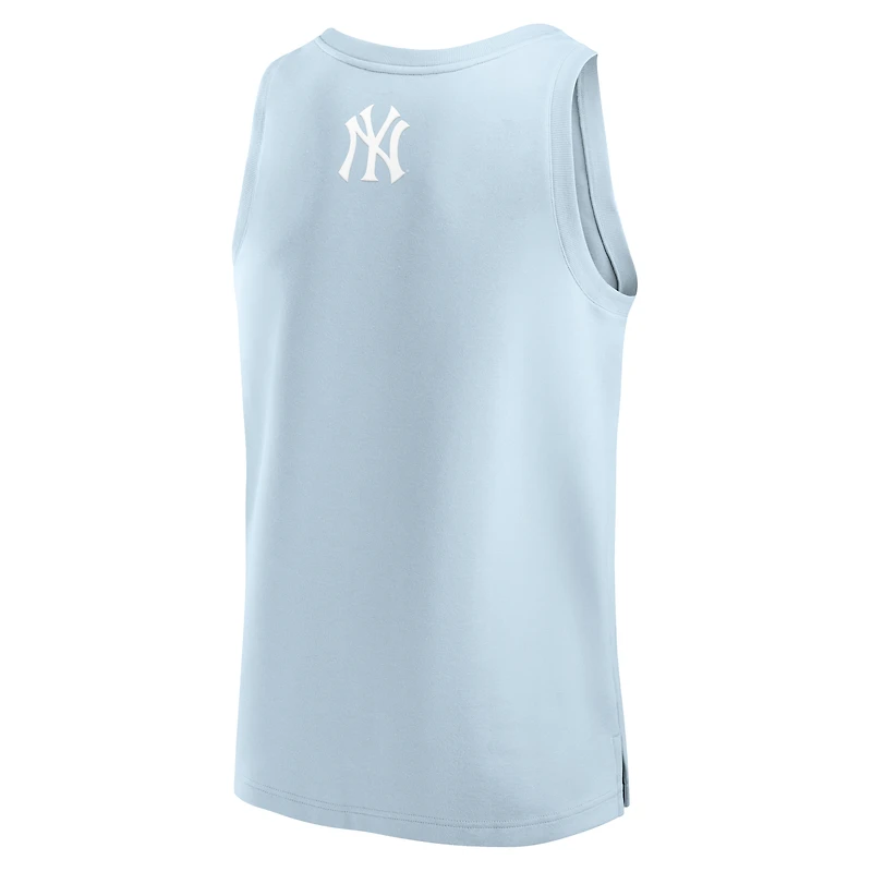 Débardeur Fanatics bleu clair New York Yankees Elements pour hommes