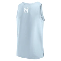 Débardeur Fanatics bleu clair New York Yankees Elements pour hommes