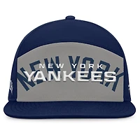 Men's Fanatics Navy/Gray New York Yankees Clubhouse Splitter Snapback Hat