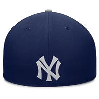 Casquette ajustée Fanatics pour homme bleu marine/gris des Yankees de New York