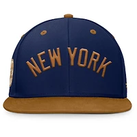 Men's Fanatics Navy/Tan New York Yankees Splinter Fitted Hat