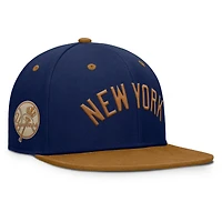 Men's Fanatics Navy/Tan New York Yankees Splinter Fitted Hat