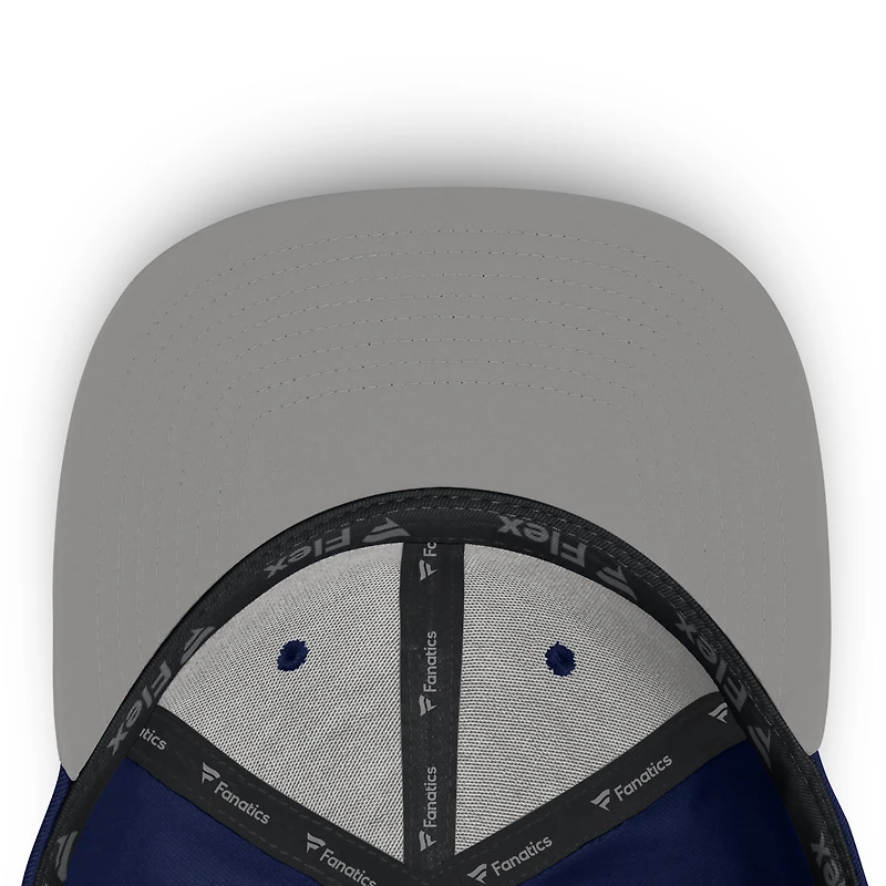 Casquette structurée Jammed Flex Fanatics bleu marine/blanche pour homme