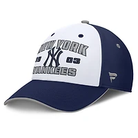 Casquette structurée Jammed Flex Fanatics bleu marine/blanche pour homme