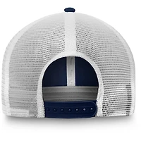 Casquette réglable de camionneur non structurée Fanatics pour hommes, bleu marine/blanc, New York Yankees Team Core