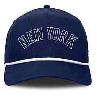 Casquette ajustable en forme de A pour hommes Fanatics Navy New York Yankees Clubhouse Foul Ball