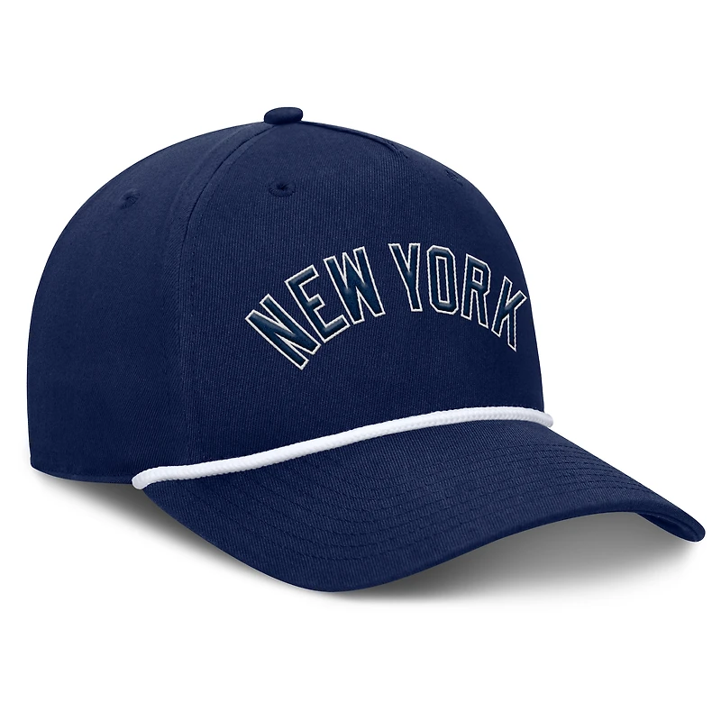 Casquette ajustable en forme de A pour hommes Fanatics Navy New York Yankees Clubhouse Foul Ball
