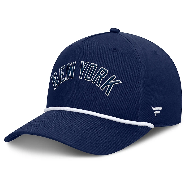 Casquette ajustable en forme de A pour hommes Fanatics Navy New York Yankees Clubhouse Foul Ball