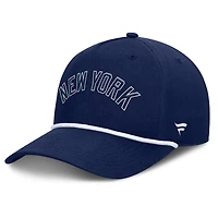 Casquette ajustable en forme de A pour hommes Fanatics Navy New York Yankees Clubhouse Foul Ball
