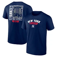 T-shirt Fanatics bleu marine pour homme, motif Flyer des Yankees de New York