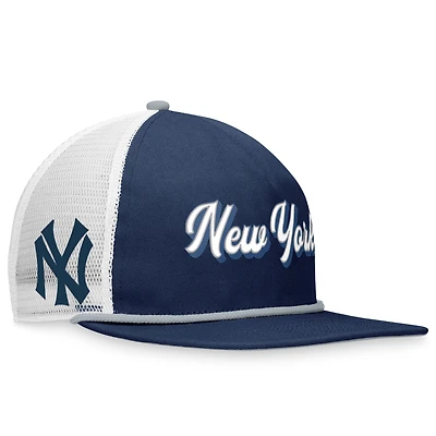 Men's Fanatics Navy New York Yankees Heritage Golfer Snapback Hat