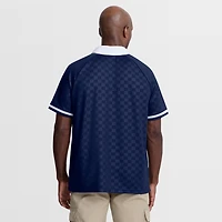 Men's Fanatics  Navy New York Yankees Homerun Raglan V-Neck Polo