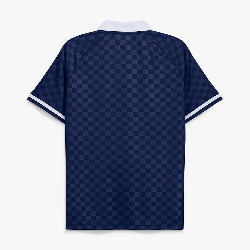 Men's Fanatics  Navy New York Yankees Homerun Raglan V-Neck Polo
