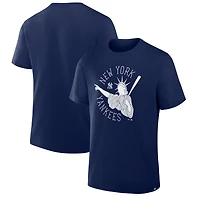 T-shirt Fanatics bleu marine pour homme, motif ville natale des Yankees de New York