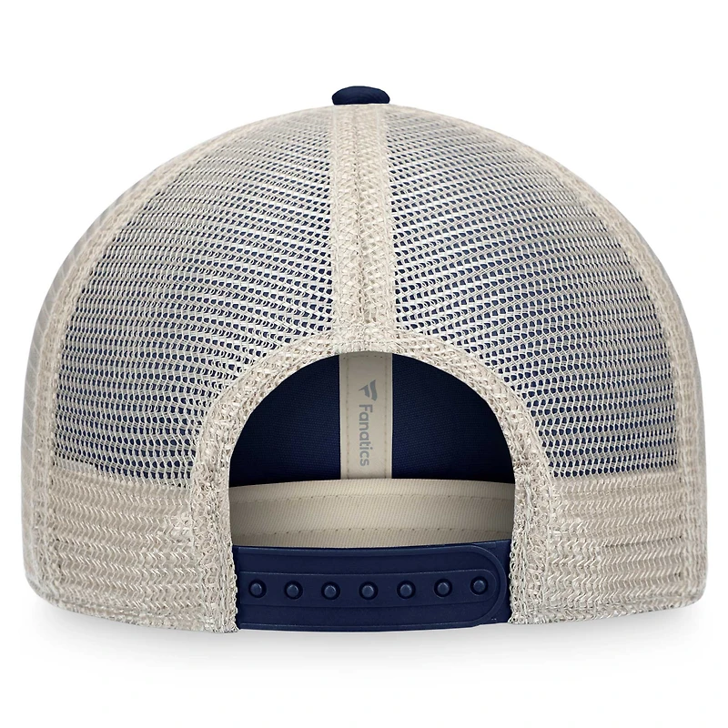 Men's Fanatics Navy New York Yankees Patch Trucker Adjustable Hat