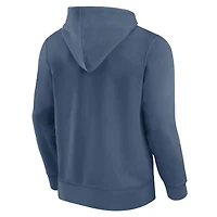 Sweat à capuche en molleton Henley Fanatics Navy New York Yankees Plan for Adversity pour hommes