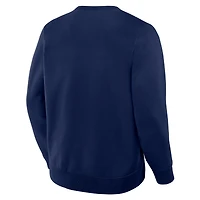Sweat-shirt fanatique bleu marine pour homme avec logo principal des Yankees de New York