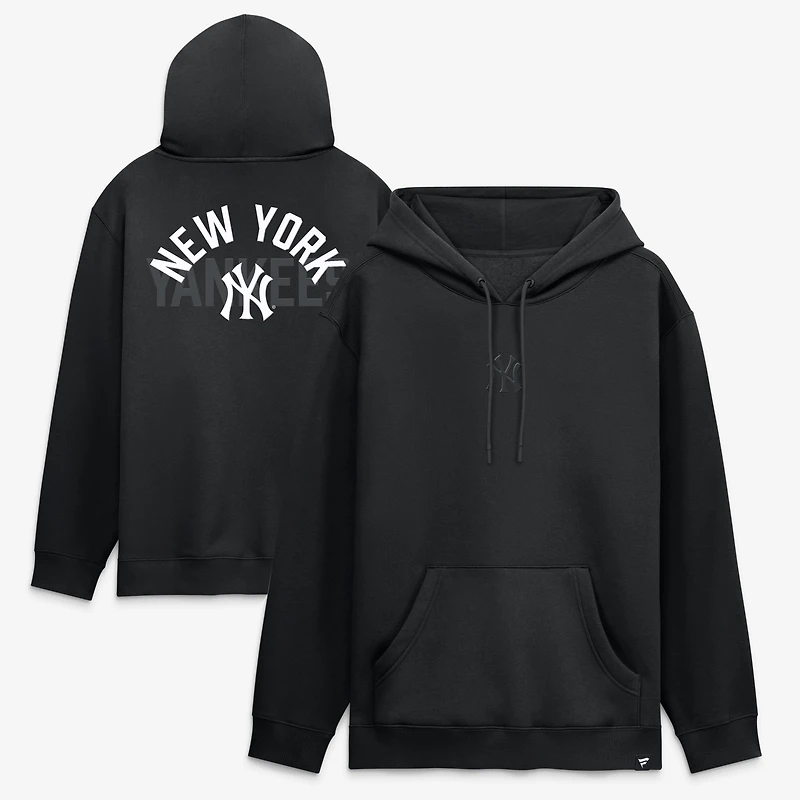 Sweat à capuche noir Fanatics New York Yankees pour homme