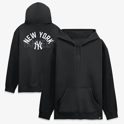 Sweat à capuche noir Fanatics New York Yankees pour homme