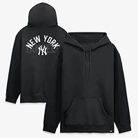 Sweat à capuche noir Fanatics New York Yankees pour homme