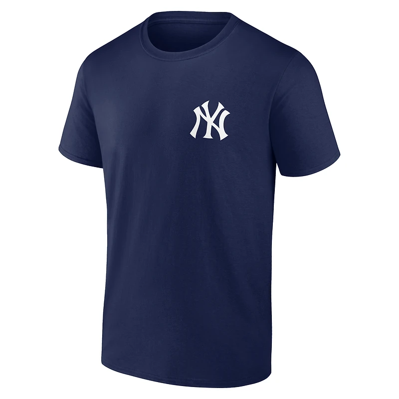 T-shirt homme Fanatics Reggie Jackson Athletic bleu marine New York Yankees, joueur retraité, avec surnom, nom et numéro