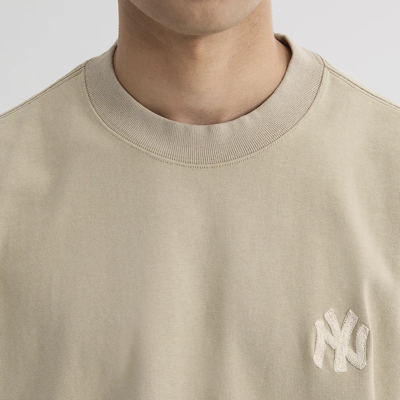 Men's Fanatics Sepia Tint New York Yankees Iconic Heavyweight T-Shirt