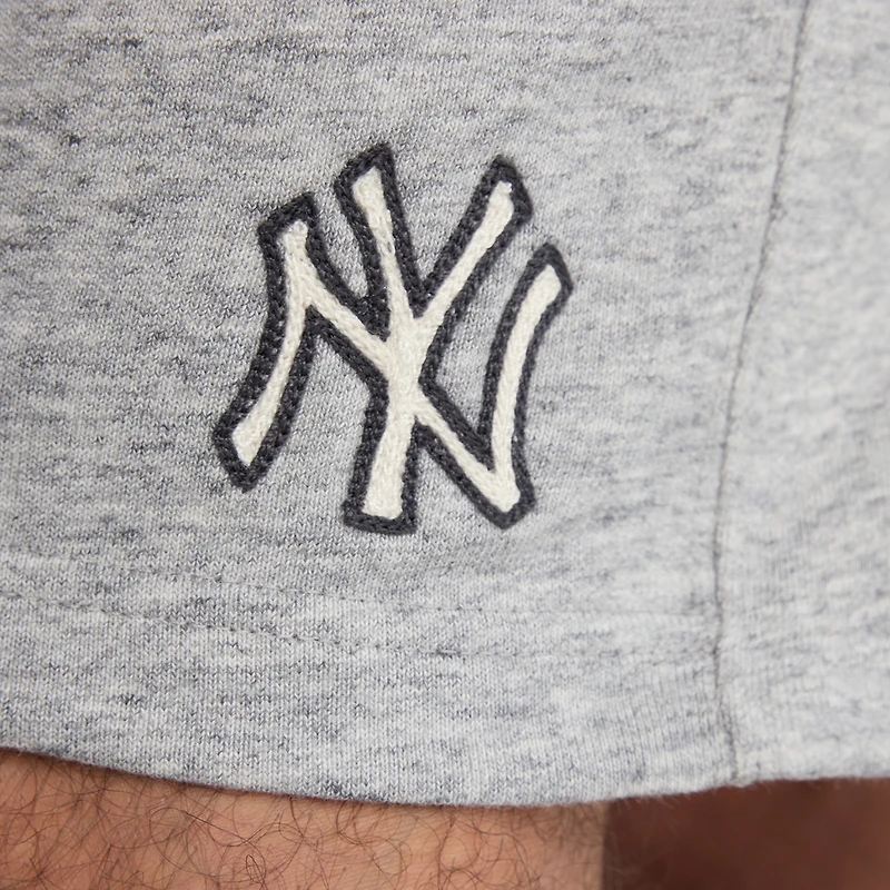 Men's Fanatics Bisque New York Yankees Iconic Terry Warm-Up Shorts