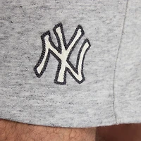 Men's Fanatics Bisque New York Yankees Iconic Terry Warm-Up Shorts