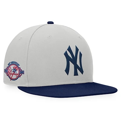 Casquette snapback bicolore Fanatics Tan/Marine New York Yankees Glory Days pour hommes