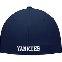 Casquette ajustée à blocs de couleurs emblématiques des New York Yankees Fanatics pour hommes, blanc/bleu marine