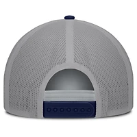 Men's Fanatics White/Navy New York Yankees On Deck A-Frame Snapback Hat