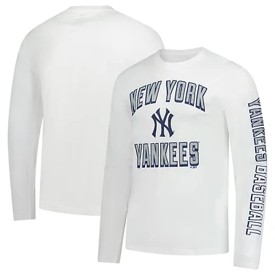 Men's Fanatics White New York Yankees Long Sleeve T-Shirt