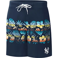 Men's G-III Sports by Carl Banks  Navy New York Yankees Breeze Volley Swim Shorts