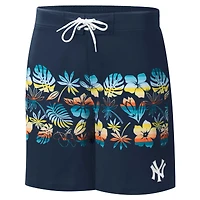 Men's G-III Sports by Carl Banks  Navy New York Yankees Breeze Volley Swim Shorts