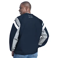 Pull à col en V double couverture G-III Sports by Carl Banks bleu marine pour homme, motif New York Yankees