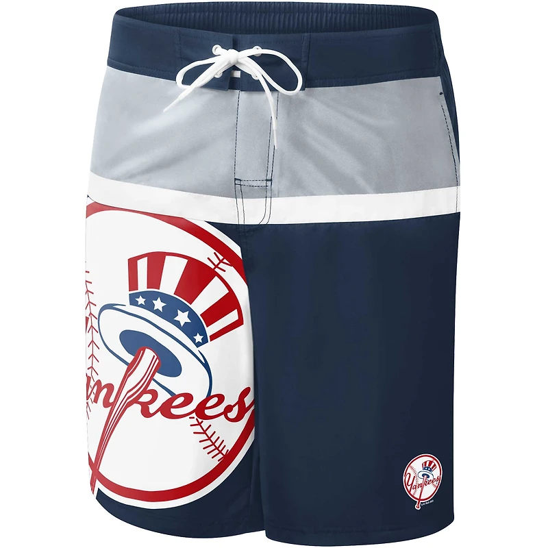 Short de bain G-III Sports by Carl Banks pour homme bleu marine New York Yankees Sea Wind