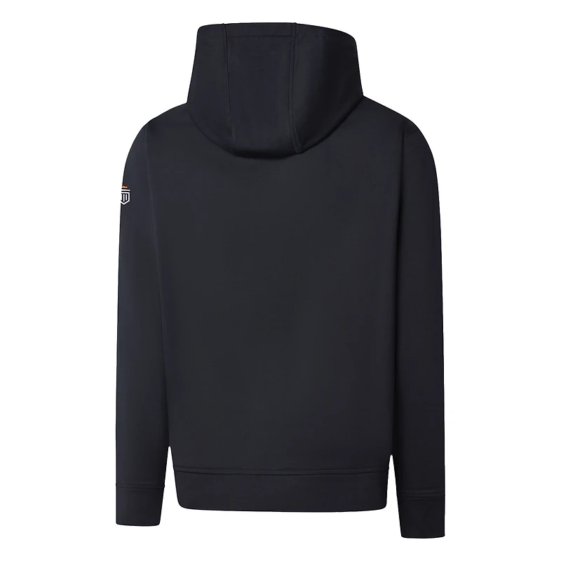 La grandeur masculine triomphe grâce à Derek Jeter. Sweat capuche technique bleu marine des Yankees de New York.