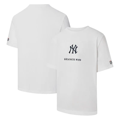 Men's Greatness Wins By Derek Jeter White New York Yankees Graphic T-Shirt