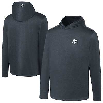 Men's Greatness Wins Navy New York Yankees Core Tech Lightweight Hoodie