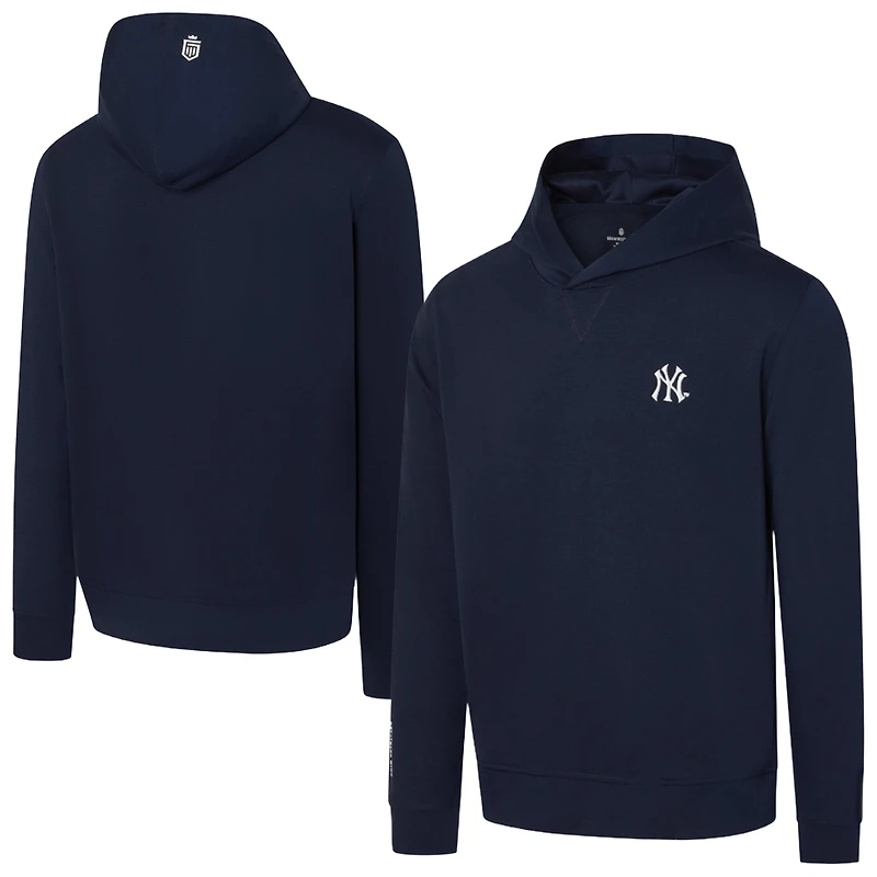 Sweat à capuche bleu marine New York Yankees Trident pour homme