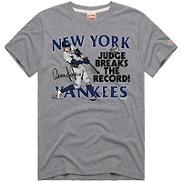 T-shirt graphique pour homme Hommage à Aaron Judge, joueur gris des Yankees de New York