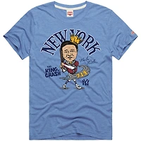 Men's Homage Babe Ruth Light Blue New York Yankees Graphic Player T-Shirt
