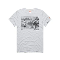 T-shirt homme Hommage Lou Gehrig Ash New York Yankees Cooperstown Collection Pay Homage Tri-Blend