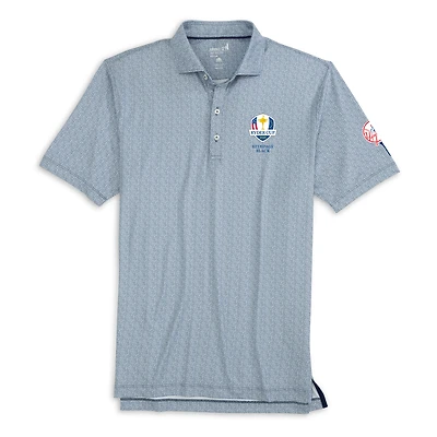 Polo Johnnie-O bleu marine pour homme, Ryder Cup 2025, Hinson Performance, New York Yankees