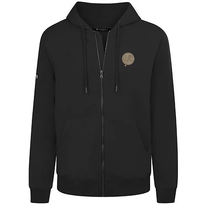 Sweat à capuche zippé noir Levelwear New York Yankees Podium pour homme