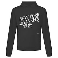 Men's Levelwear Black New York Yankees St. Patrick's Day Relay Boots Pullover Hoodie