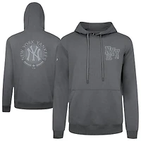 Sweat à capuche gris Levelwear pour homme des Yankees de New York Podium Valiant