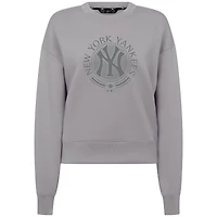 Men's Levelwear Gray New York Yankees Sponge Pullover Sweatshirt
