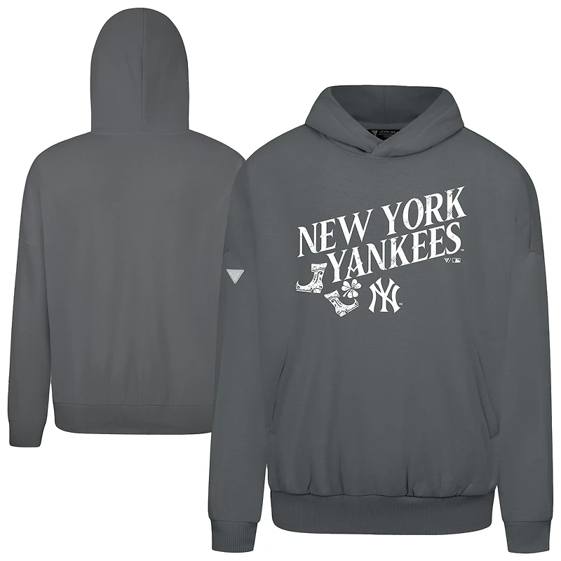 Sweat à capuche kaki pour homme de Levelwear New York Yankees St. Patrick's Day