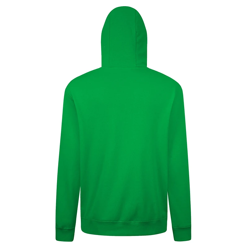 Men's Levelwear  Green New York Yankees St. Patrick's Day Podium Plaid Pullover Hoodie